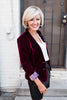 Velvet Woman Coat Autumn Winter Blazer Woman European Style Office Lady Suits