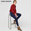 Vero Moda Women's Slim Fit Wrap Stretch Denim Pants Crop  Jeans | 316449501