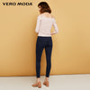 Vero Moda Women's Slim Fit Wrap Stretch Denim Pants Crop  Jeans | 316449501
