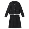 Vimly Winter Short Blazer Elegant Tweed Jacket Women Clothing Set High Waist A-line Mini Skirt Retro Female Two Piece Set V0399