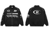 Vintage Baseball Jackets Streetwear Hip Hop Embroidery Letter Racing Jacket Harajuku Varsity Casual Racer Bomber Coats