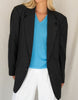 Vintage Casual 2022 Autumn Woman Out Wear Slim Striped Loose Blazer Suit Coat Office Ladies Chic Top