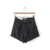 Vintage Denim Shorts Women High-Waist Rolled Hem Denim Shorts Girls Sexy Cuff Jeans Shorts Plus Size Girls' Street Wear C3627
