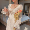 Vintage Fairy Dress Women Elegant Designer Chiffon Dress Long Sleeve French Party Midi Dress Casual Women's Clothing Spring 2022