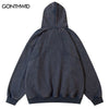 Vintage Hoodie Streetwear Grunge Men Hip Hop Print Punk Gothic Hooded Sweatshirt Harajuku Casual Loose Pullover Couples