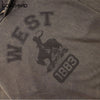 Vintage Hoodie Sweatshirt Streetwear Hip Hop Retro Graphic Letter Print Washed Hooded Men Harajuku Casual Loose Pullover