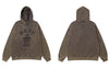 Vintage Hoodie Sweatshirt Streetwear Hip Hop Retro Graphic Letter Print Washed Hooded Men Harajuku Casual Loose Pullover
