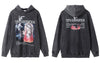 Vintage Hoodie Sweatshirt Y2K Grunge Hip Hop Flame Pigeon Print Punk Pullover Hooded Streetwear Harajuku Hoodies Heavy