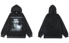 Vintage Hoodie Sweatshirt Y2K Grunge Streetwear Hip Hop Graphic Print Punk Gothic Fleece Hooded Harajuku Loose Pullover