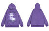 Vintage Hoodie Sweatshirt Y2K Grunge Streetwear Hip Hop Graphic Print Punk Gothic Fleece Hooded Harajuku Loose Pullover