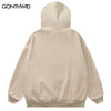 Vintage Hoodie Sweatshirt Y2K Streetwear Hip Hop Embroidery Letter Punk Gothic Fleece Hooded Coat Harajuku Zipper Jacket