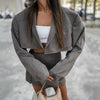 Vintage Matching Set Blazer And Skirts Women England style Navel Exposed Short Empire Blazer Feminino Femme Two Piece Set