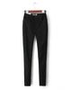 Vintage Mid Waist Skinny Jeans Zipper Long Denim Pencil Pants Ladies Slim Denim Trousers Jeans Gray Black White Color