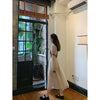 Vintage Midi Dress Women Casual V-neck Long Sleeve Party Retro Dress Female French Evening One-piece Dress Korean 2022 Autumn