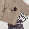 Vintage Short Sleeve Blazers Women Solid Simple Office Lady Summer Crop Tops Loose Chic Ins Korean Style All-match Temperament