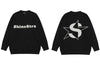Vintage Sweaters Y2K Harajuku Knitted Star Letter Crew Neck Pullover Jumpers Sweaters 2023 Autumn Hip Hop Casual Sweater