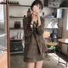 Vintage Two-piece Plaid Blazer Suits Women Single-breasted Jacket & Pencil Skirt Women Skirt Suit Casual Blazer Sets 2022 Autumn