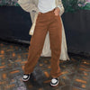Vintage Y2K Baggy Brown Jeans Women Streetwear Loose High Waist Trousers Harajuku Cotton Denim Sweatpants