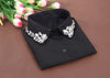 Vintage White Half Shirt Detachable High-grade crystal female blouse Fake collar top Blouses Peter pan Detachable Collar