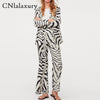 women zebra pattern blazer Coat 2022 ladies elegant jacket suit casual female chic blazers feminino marynarka damska
