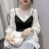 Vy1124 2023 spring summer autumn women casual chiffon shirt woman female OL casual tops  blouse