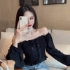 Vy1270  2023 spring summer autumn casual chiffon women shirt woman female OL womens sexy tops