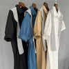 WAYOFLOVE  White Pure Cotton Dress Summer Button Short Sleeve Casual Plus Size Midi Dresses Woman Slim Dresses With Shawl