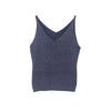 Fashion Women Deep V-Neck Sexy Strappy Sleeveless Vest Elegant Solid Women Camis Tank Casual Tops T Shirt Female