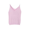 Fashion Women Deep V-Neck Sexy Strappy Sleeveless Vest Elegant Solid Women Camis Tank Casual Tops T Shirt Female