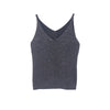 Fashion Women Deep V-Neck Sexy Strappy Sleeveless Vest Elegant Solid Women Camis Tank Casual Tops T Shirt Female
