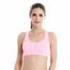 Women Crop Bra Fitness Stretch Tank Seamless Sexy Young Girls Racerback Breathable Nylon Tops CV3