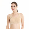 Women Crop Bra Fitness Stretch Tank Seamless Sexy Young Girls Racerback Breathable Nylon Tops CV3