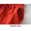 WESAY JESI Ladies Casual Suit Sling + Pants 2022 Tricolor Vest Sleeveless Elastic Pants Belt Casual Daily Lady Suit