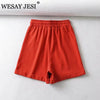 WESAY JESI Ladies Casual Suit Sling + Pants 2022 Tricolor Vest Sleeveless Elastic Pants Belt Casual Daily Lady Suit