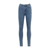 Basic Jeans Vintage Mom Fit High Waist Stretched Jeans Femme Women Washed Blue Denim Skinny Jeans Classic Pencil Pants
