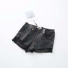 WOMENGAGA Lady Girl Peach Stretch Super Short Sexy Pants Denim High Waist Zipper Jeans Korean Women Mini Short B8YN