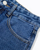 WOTWOY Vintage Loose High Waist Wide Leg Jeans Women Casual White Blue Denim Trousers Women Straight Pants Streetwear