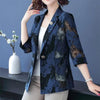 WTEMPO Women Blue Blazers Chic Tops Long Sleeve Women's Jacket Lace Suits Outerwear Stylish Tops Drop Shipping