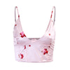 WannaThis Camis Sexy Camisole Women Sleeveless Backless Crop Top Spaghetti Strap Print Summer Tank Fashion Casual Slim Bodycon