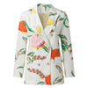 Warm Winter Coats for Women Womens Long Sleeve Two Breasted Blazer Button Down Print Coat Lightweight down Women