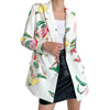 Warm Winter Coats for Women Womens Long Sleeve Two Breasted Blazer Button Down Print Coat Lightweight down Women