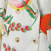 Warm Winter Coats for Women Womens Long Sleeve Two Breasted Blazer Button Down Print Coat Lightweight down Women