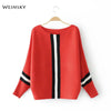 Weinsky Casual Style Women Knitted Sweater And Pullovers Full Sleeve Ladies Fashion Sweaters Female Winter And Autumn