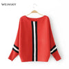 Weinsky Casual Style Women Knitted Sweater And Pullovers Full Sleeve Ladies Fashion Sweaters Female Winter And Autumn