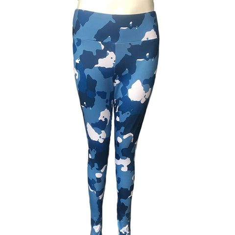 Prints Camo Leggings 2022 Womens Push Up Hips Leggings Sexy High Elastic Skinny Workout Trousers