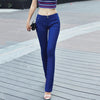 New Spring Slim Jeans Women Black Flare Jeans Pants Stretch Bell Bottom Skinny Jeans Femme Casual Denim Straight Jeans