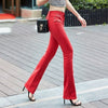 New Spring Slim Jeans Women Black Flare Jeans Pants Stretch Bell Bottom Skinny Jeans Femme Casual Denim Straight Jeans