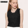 White/Black Lace Tank Tops Women Shirt Summer 2022 NEW S-5XL Fitness Clothing Sleeveless Embroidered Lace Blouse Shirt Female