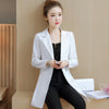 White Black Women Blazers And Jackets 2022 Spring Autumn Fashion Single Button Blazer Femenino Ladies Blazer Female Plus Size
