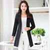 White Black Women Blazers And Jackets 2022 Spring Autumn Fashion Single Button Blazer Femenino Ladies Blazer Female Plus Size